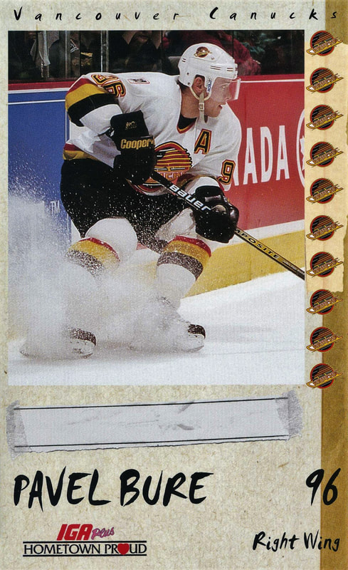 1996-97 Canucks Team Issue #96