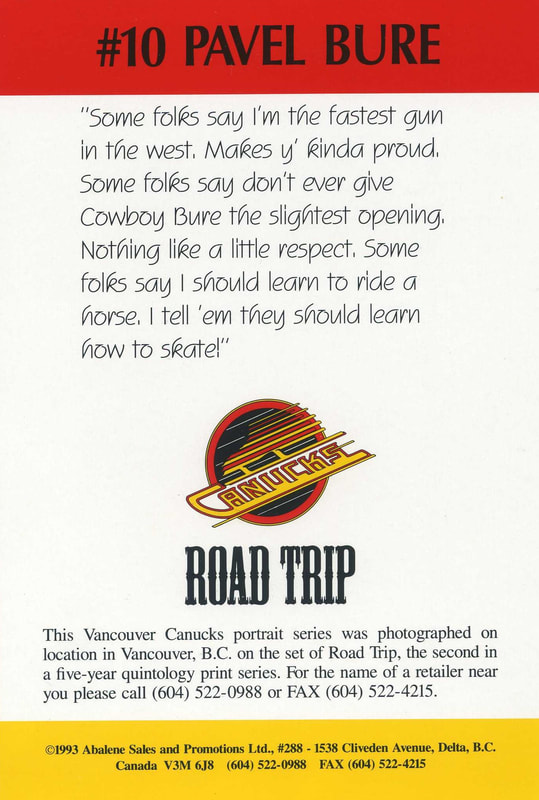 1992-93 Canucks Road Trip Art #4