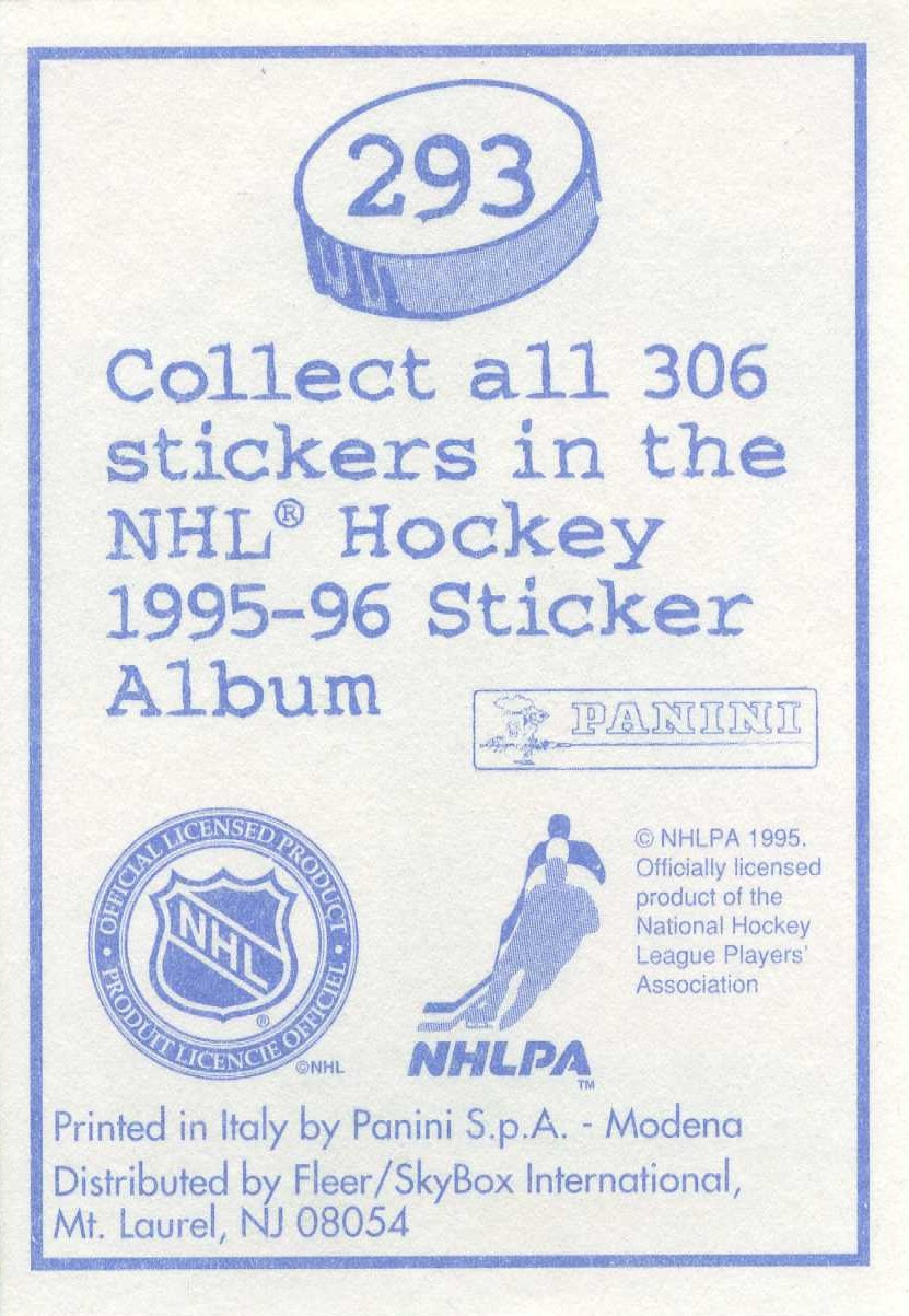 1995-96 Panini Stickers #293