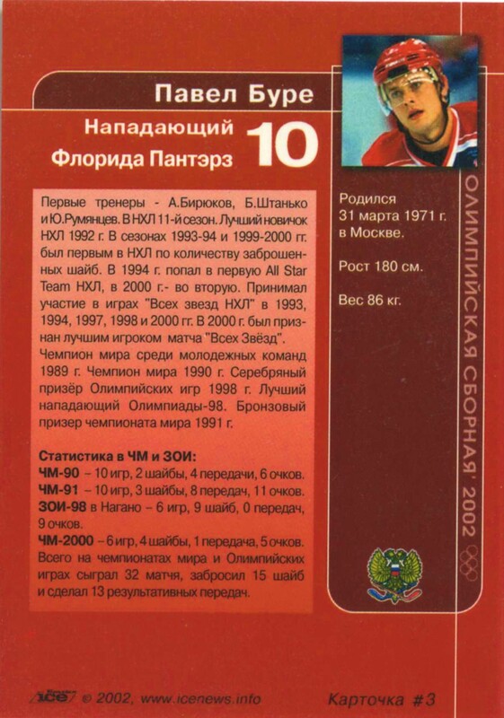 2002-03 Russian Olympic Team #3