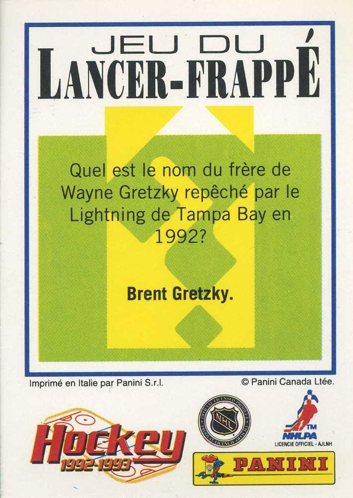1992-93 Panini Stickers French #271