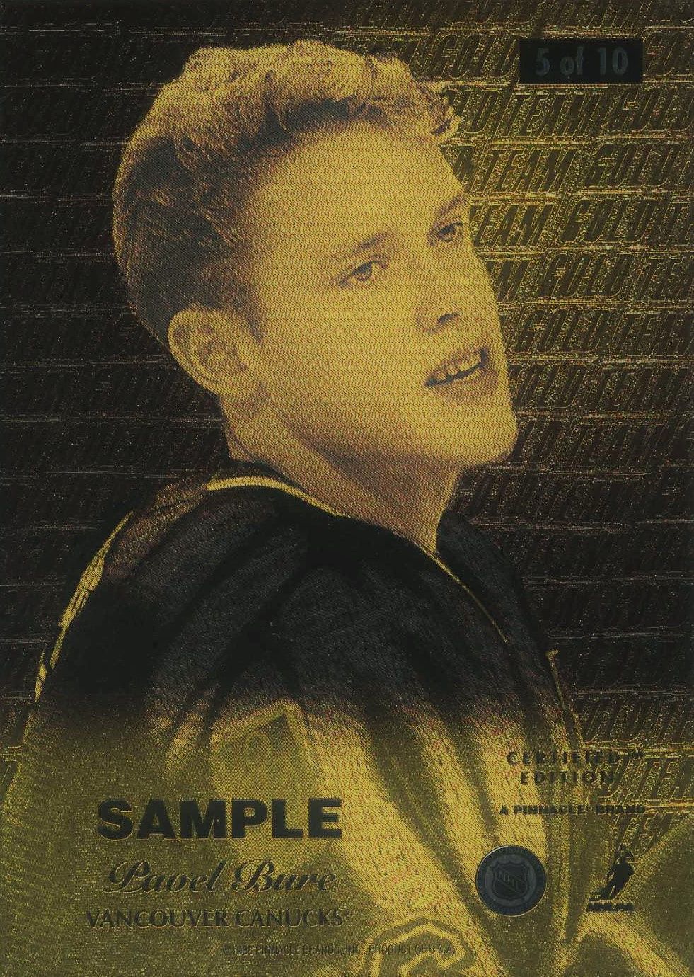1995-96 Select Certified Gold Team Promo #5